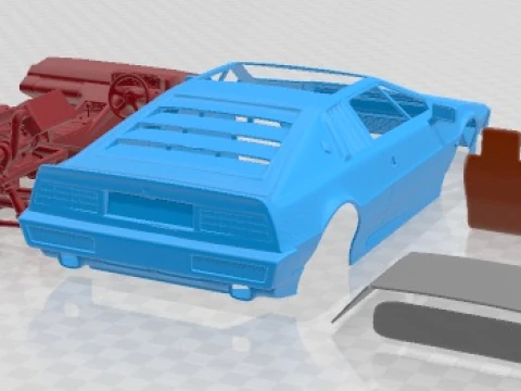 Lotus Esprit 1978 S2 Turbo Printable Car 3D Print Model