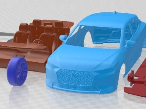 Citroen DS4 2022 Printable Car Modello di stampa 3D