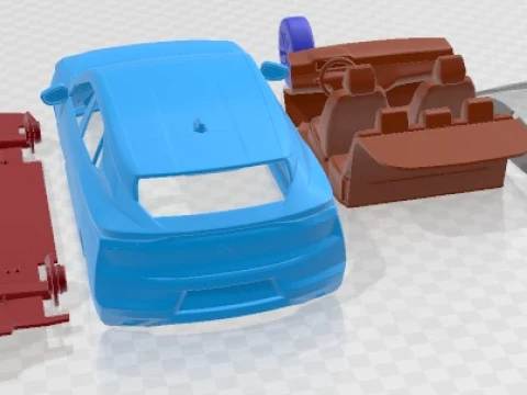 Citroen DS4 2022 Printable Car 3D Print Model