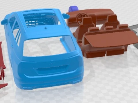 Volkswagen Tiguan R Line 2021 Printable Car 3D Print Model