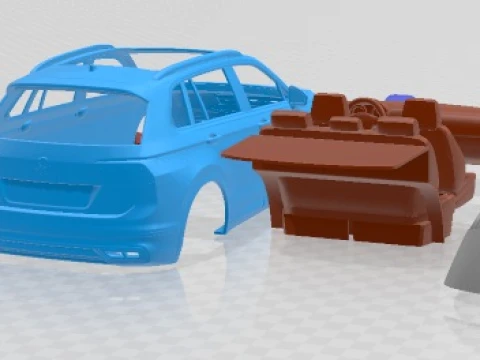 Volkswagen Tiguan R Line 2021 Printable Car 3D Print Model