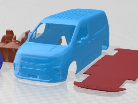 Opel Combo e Van LWB 2024 Printable Modèles 3D en vedette