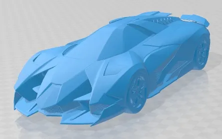 Egoista 2013 Printable Car 3D Print Model .c4d .max .obj .3ds .fbx .stl .blend