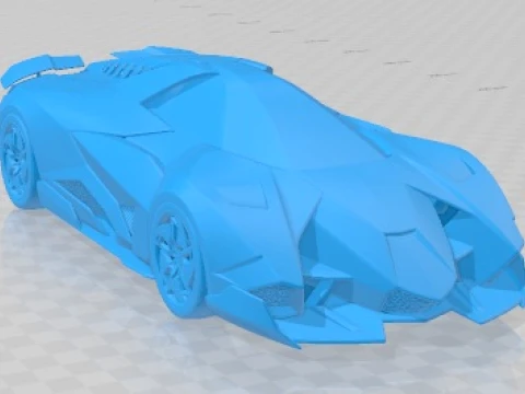 Egoista 2013 Printable Car 3D Print Model