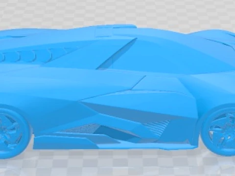 Egoista 2013 Printable Car 3D Print Model