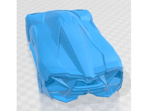 Egoista 2013 Printable Car 3D Print Model