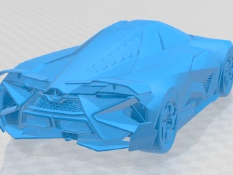 Egoista 2013 Printable Car 3D Print Model