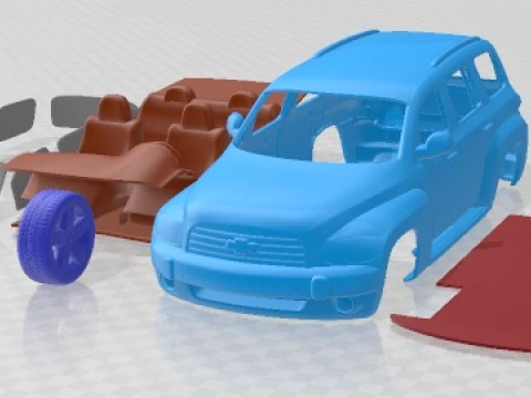 Chevrolet HHR 2011 Printable Car Modèles 3D en vedette