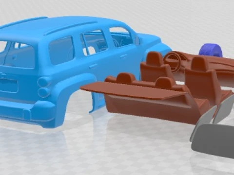 Chevrolet HHR 2011 Printable Car 3D Print Model