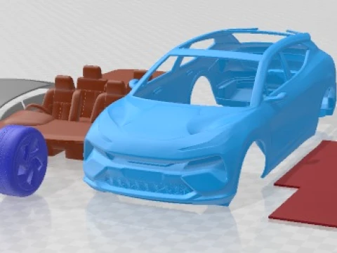 Lotus Eletre UK Spec 2023 Printable Car 3D Print Model