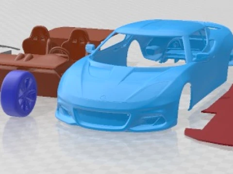 Lotus Evora GT410 2020 Printable Car 3D 打印模型