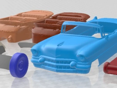 Cadillac 1956 Series 62 Convertible Printable Car 3D 打印模型