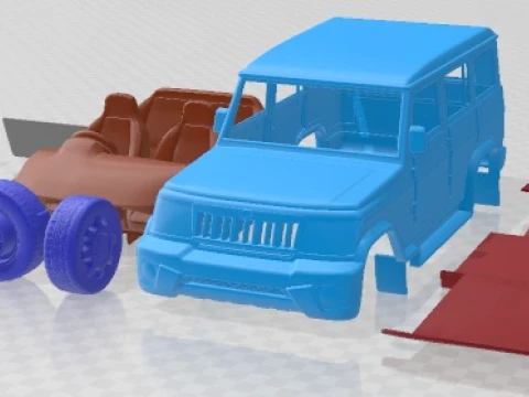 Mahindra Bolero 2000 Printable Car 3Dプリントモデル