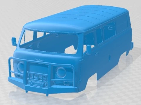 UAZ SGR Expedition Body Van 3Dプリントモデル