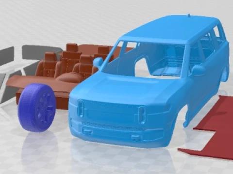 R1S Adventure 2022 Printable Car Modello di stampa 3D