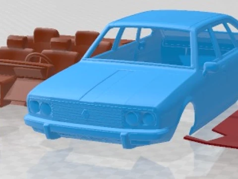 Renault 30 TX 1979 Printable Car Modèles 3D en vedette