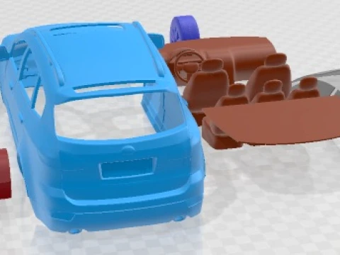 Subaru Tribeca 2010 Printable Car 3D Print Model