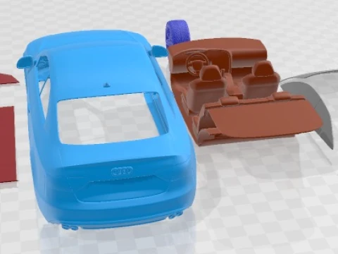 Audi S5 Coupe 2012 Printable Car 3D Print Model