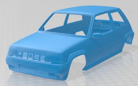 Renault Super 5 Printable Body Car 3D Print Model .c4d .max .obj .3ds .fbx .stl .blend 