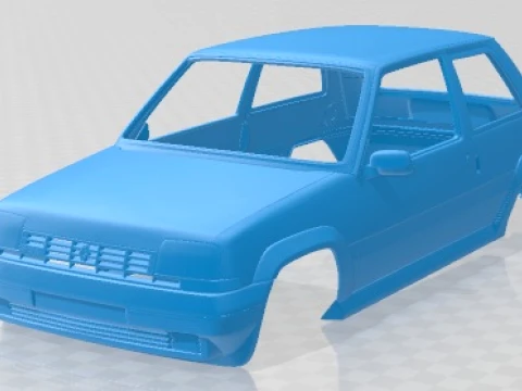 Carrosserie Imprimable Renault Super 5 Modèles 3D en vedette
