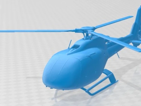 Eurocopter EC130 Printable Helicopter 3D Print Model