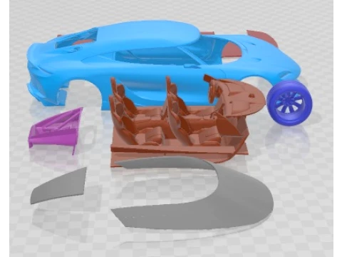 Koenigsegg Gemera 2021 Printable Car 3D Print Model