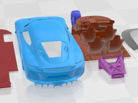 Koenigsegg Gemera 2021 Printable Car 3D Print Model