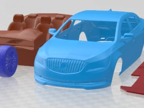 Buick LaCrosse 2014 Printable Car 3D Print Model