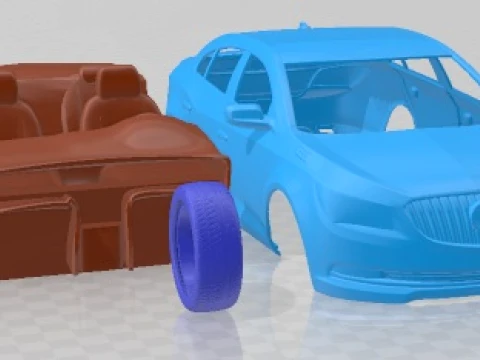 Buick LaCrosse 2014 Printable Car 3D Print Model