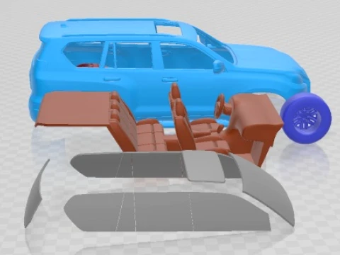 Lexus GX 460 2020 Printable Car 3D Print Model