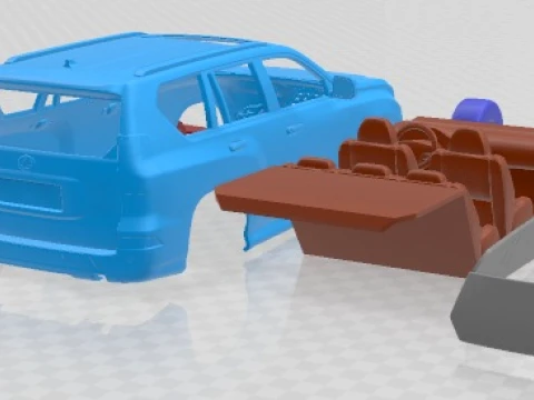 Lexus GX 460 2020 Printable Car 3D Print Model