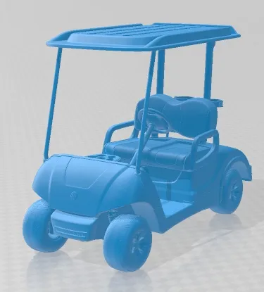 Yamaha Golf Car 2011 Printable 3D Print Model .c4d .max .obj .3ds .fbx .stl .blend