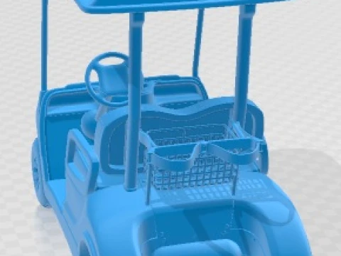 Yamaha Golf Car 2011 Printable 3D Print Model