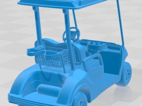 Yamaha Golf Car 2011 Printable 3D Print Model