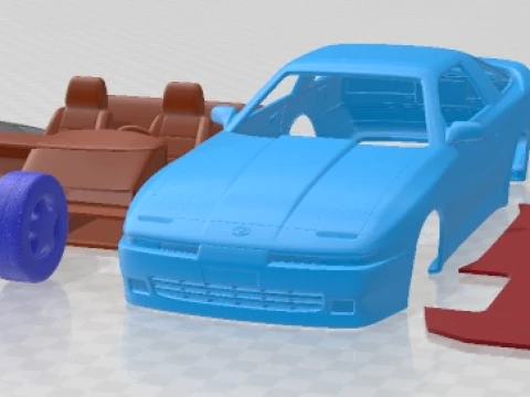 Toyota Supra Mk3 1986 Printable Car 3D Print Model