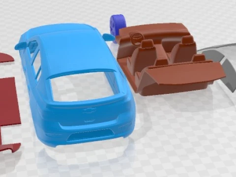 Chevrolet Cruze Hatchback 2012 Printable Car 3D Print Model