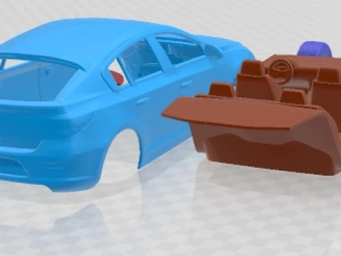 Chevrolet Cruze Hatchback 2012 Printable Car 3D Print Model