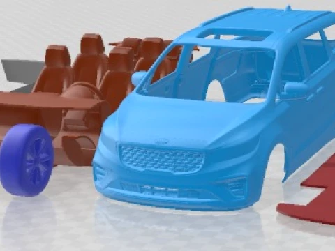 Kia Sedona 2019 Printable Car 3D Print Model