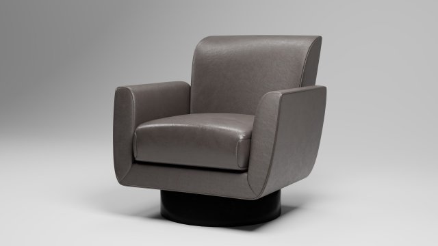 leather chair 3D Model .c4d .max .obj .3ds .fbx .stl .blend