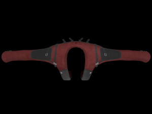 red leather jacket Modelo 3D