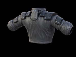 Motoko Kusanagi Jacket - Modelled on Tori base - VRChat Modello 3D