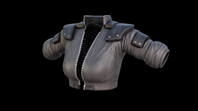 Motoko Kusanagi Jacket - Modelled on Tori base - VRChat Modello 3D .c4d .max .obj .3ds .fbx .stl .blend 