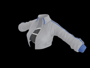 KDA All Out Seraphine Jacket VRChat - 3D Asset 3D Model