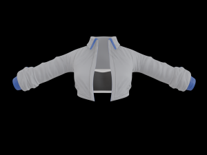 KDA All Out Seraphine Jacket VRChat - 3D Asset 3D मॉडल
