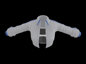 KDA All Out Seraphine Jacket VRChat - 3D Asset 3D मॉडल