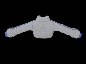 KDA All Out Seraphine Jacket VRChat - 3D Asset 3D मॉडल
