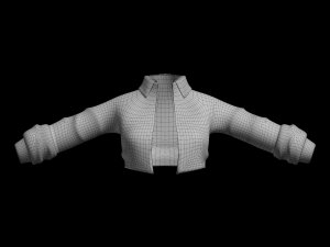 KDA All Out Seraphine Jacket VRChat - 3D Asset 3D मॉडल