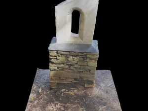 Scansione 3D della scultura in pietra Modello 3D