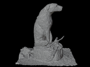 Dog sculpture 3D scan 3Dモデル
