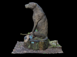 Dog sculpture 3D scan 3Dモデル